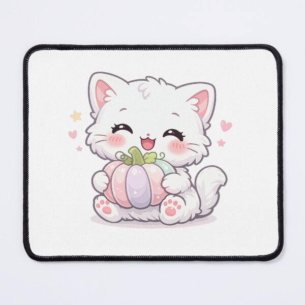 Item preview, Pastel Pumpkin Hug Kitty designed and sold by Sommium .