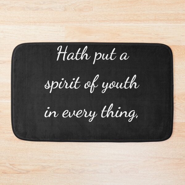 Item preview, “Hath put a spirit of youth in every thing,” - handwriting white designed and sold by ariksworld.