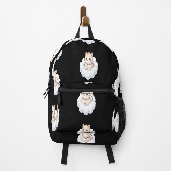 Item preview, Cute Fluffy Cat Sitting on a Cloud designed and sold by Mellowmint-art.