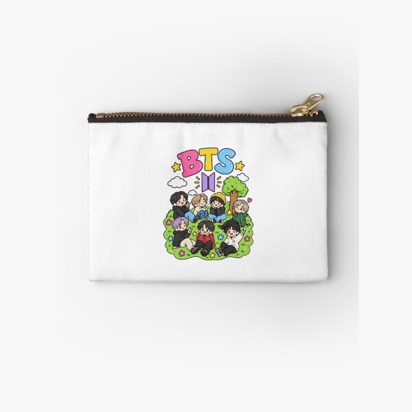 Item preview, BTS Cute Chibi Kpop Boy Group Lawn Outdoor designed and sold by HytoneArt.