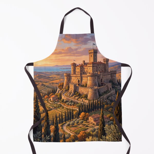 Item preview, Castello di Fosdinovo Italy Vintage Travel Poster – Malaspina Castle Lunigiana Tuscany designed and sold by Bomax121.