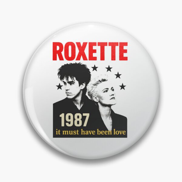 Item preview, Roxette Retro Vibes  80s 90s Pop Rock Tribute Design  designed and sold by HansDavidsenST.