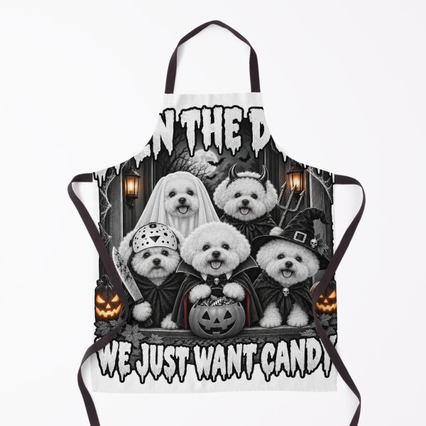 Item preview, Funny Bichon Frise Candy Costume Trio Halloween designed and sold by luu phong.