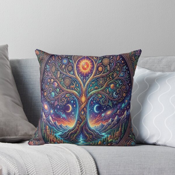 Item preview, Cosmic Tree of Life - Sacred Celestial Mandalas & Galaxies designed and sold by Omarfrux2000.