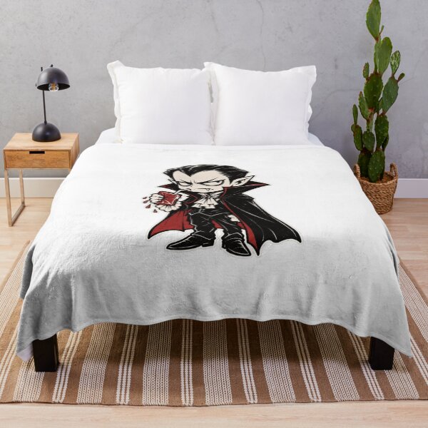 Item preview, Cute Vampire with Juice Box designed and sold by Ashen Threads Studio.