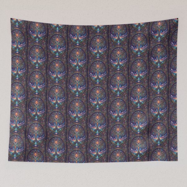 Item preview, Cosmic Tree of Life - Sacred Celestial Mandalas & Galaxies designed and sold by Omarfrux2000.