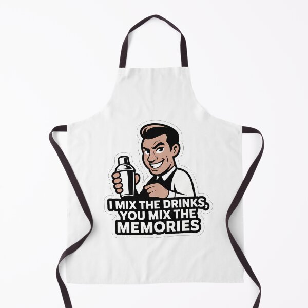 Item preview, Bartender with a Mischievous Smile designed and sold by NiftyWrx.