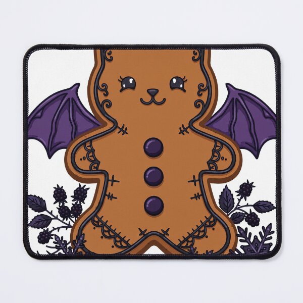 Item preview, Goth Gingerbread Cat: Creepmas Cookie designed and sold by Odd-jack.