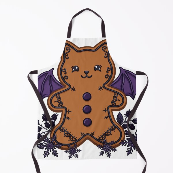 Item preview, Goth Gingerbread Cat: Creepmas Cookie designed and sold by Odd-jack.
