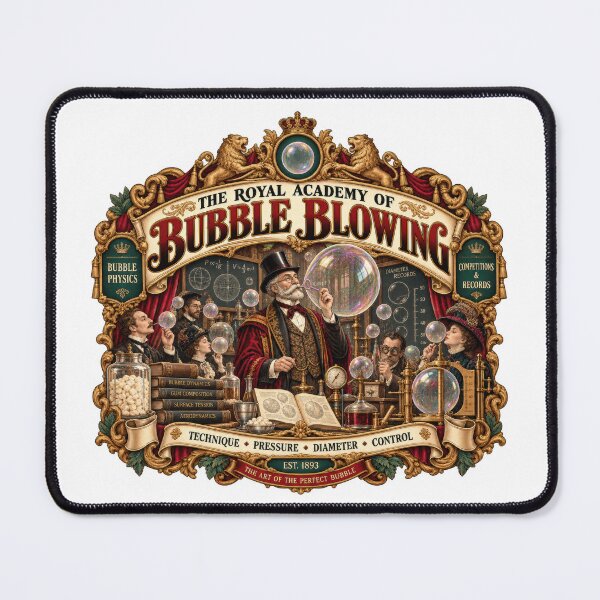 Item preview, The Bubble Blowing Academy designed and sold by GorinART.