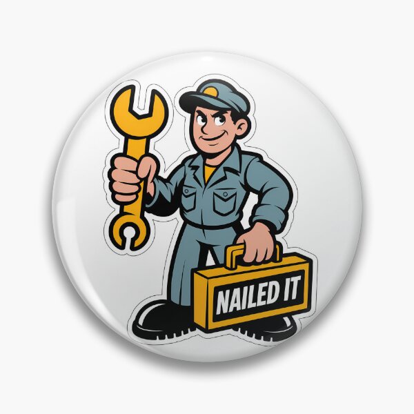 Item preview, Sassy Mechanic with Nailed It designed and sold by NiftyWrx.