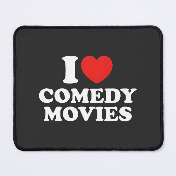 Item preview, I Love Comedy Movies Funny Fan Quote Design for Movie Lovers designed and sold by MichelCA.