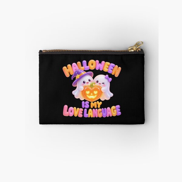 Item preview, Halloween Ghost Couple Love Language – Cute Spooky Pumpkin Halloween Design designed and sold by ManggaeJM.