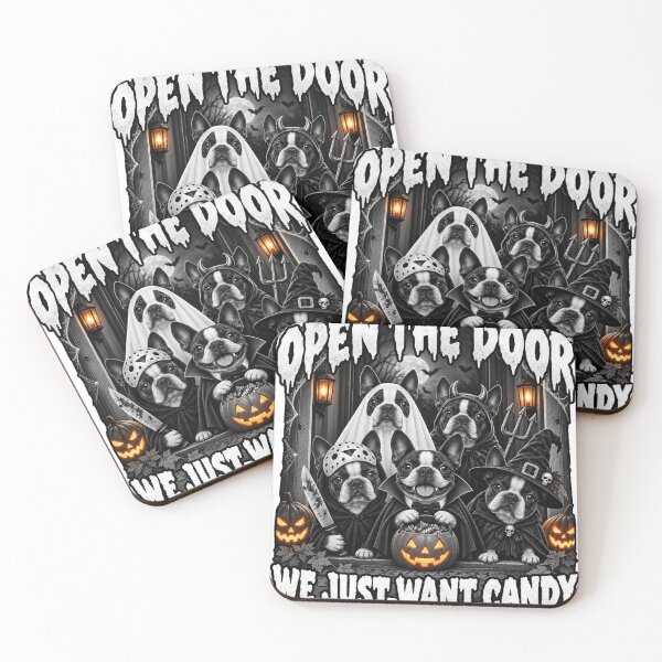 Item preview, Funny Boston Terrier Candy Costume Trio Halloween designed and sold by luu phong.
