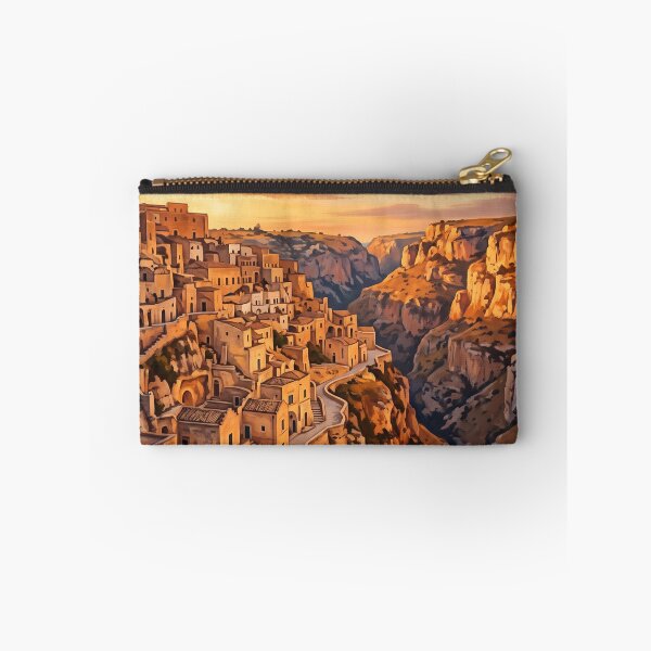 Item preview, Matera Italy Vintage Travel Poster – Sassi Cave District Rock Churches Murgia designed and sold by Bomax121.