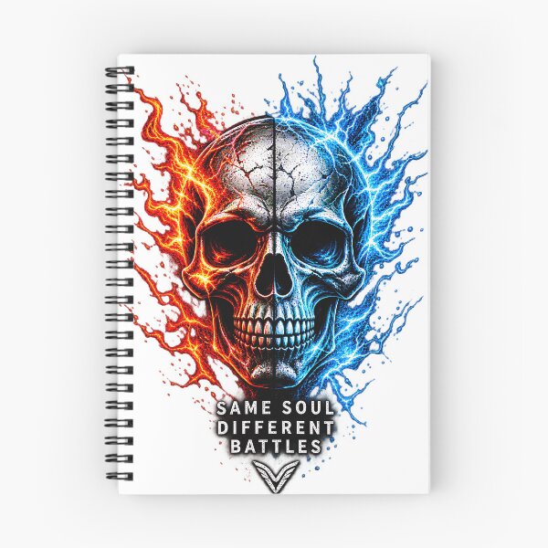 Item preview, Split Skull Same Soul Different Battles designed and sold by Velaro Pro.