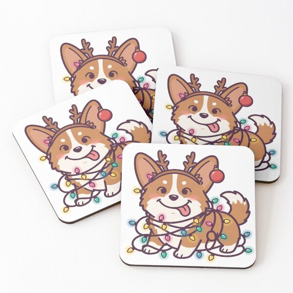Item preview, Dog Mom's Christmas Corgi: Tangled in Lights designed and sold by Odd-jack.