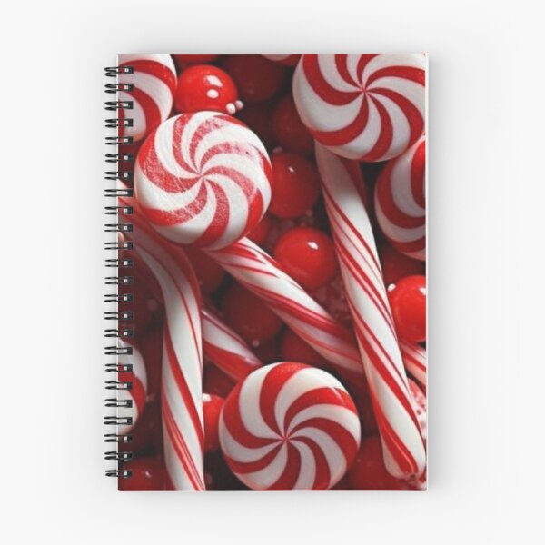 Item preview, Festive Christmas Peppermint Candy — Red and White Striped Candy Canes Pattern designed and sold by LYAN-STORE.