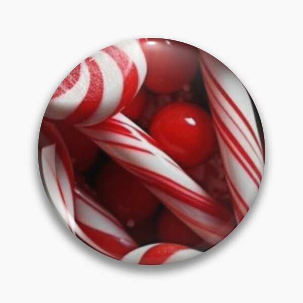 Item preview, Festive Christmas Peppermint Candy — Red and White Striped Candy Canes Pattern designed and sold by LYAN-STORE.