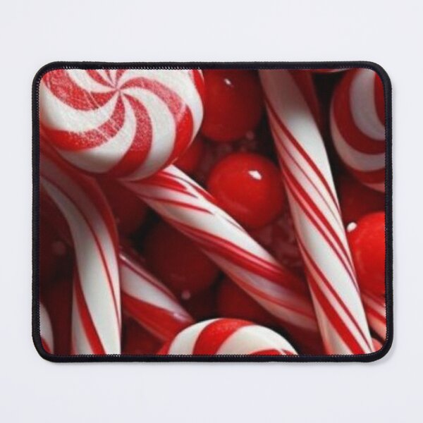 Item preview, Festive Christmas Peppermint Candy — Red and White Striped Candy Canes Pattern designed and sold by LYAN-STORE.