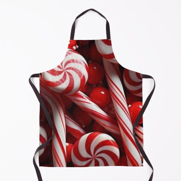 Item preview, Festive Christmas Peppermint Candy — Red and White Striped Candy Canes Pattern designed and sold by LYAN-STORE.