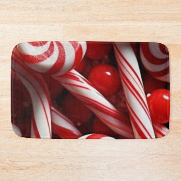 Item preview, Festive Christmas Peppermint Candy — Red and White Striped Candy Canes Pattern designed and sold by LYAN-STORE.