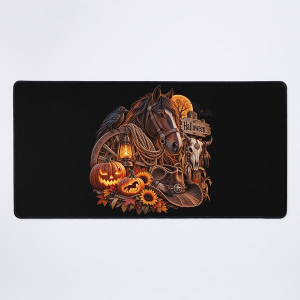Item preview, Western Halloween Horse – Cowboy Pumpkin & Rustic Country designed and sold by QuarterHorseArt by Just my Studio.