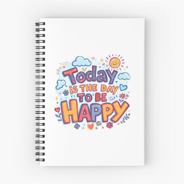 Item preview, Today Is the Day to Be Happy – Colorful Doodle Art designed and sold by TestudoDesign.