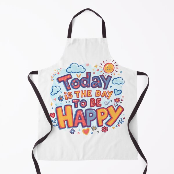 Item preview, Today Is the Day to Be Happy – Colorful Doodle Art designed and sold by TestudoDesign.