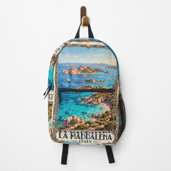 Item preview, La Maddalena Italy Vintage Travel Poster – Sardinia Archipelago Caprera Budelli Spargi designed and sold by Bomax121.