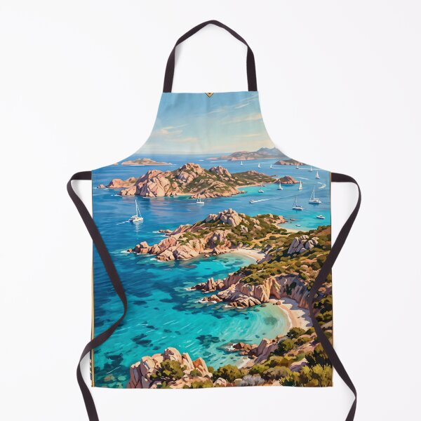 Item preview, La Maddalena Italy Vintage Travel Poster – Sardinia Archipelago Caprera Budelli Spargi designed and sold by Bomax121.