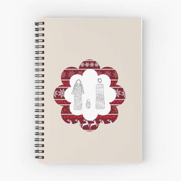 Item preview, Traditional Holiday Family Art with Winter Reindeer & Heart Patterns designed and sold by Liberarteprint.