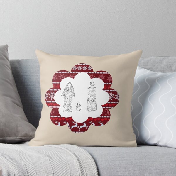 Item preview, Traditional Holiday Family Art with Winter Reindeer & Heart Patterns designed and sold by Liberarteprint.