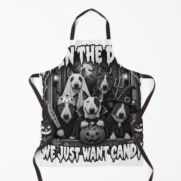 Item preview, Funny Bull Terrier Candy Costume Trio Halloween designed and sold by luu phong.