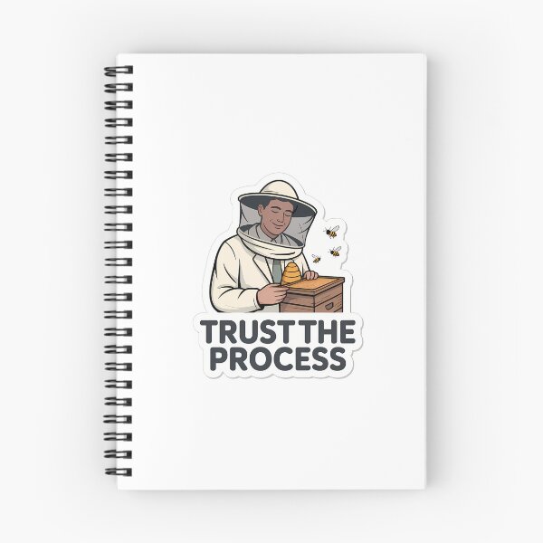 Item preview, Trust the Process Honeybee Quote designed and sold by NiftyWrx.