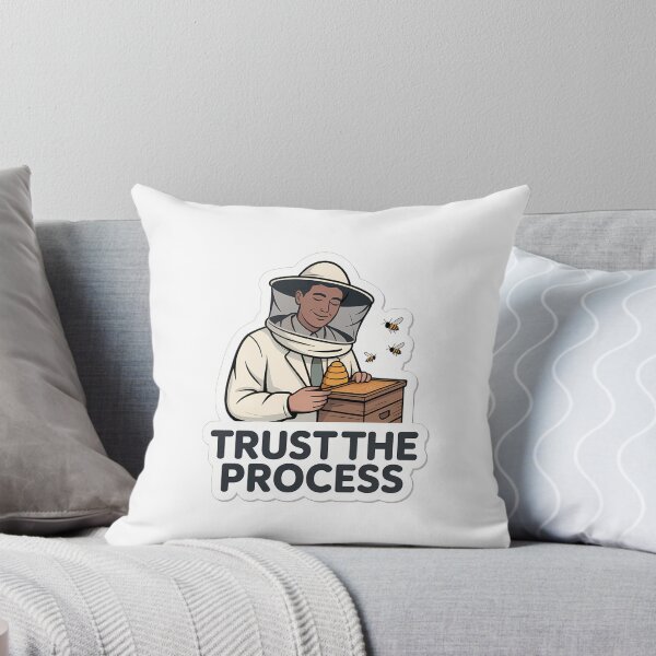 Item preview, Trust the Process Honeybee Quote designed and sold by NiftyWrx.