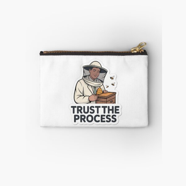 Item preview, Trust the Process Honeybee Quote designed and sold by NiftyWrx.