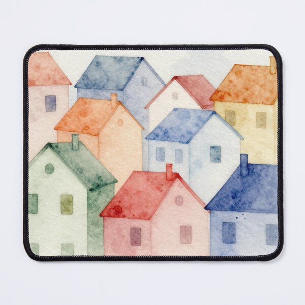 Item preview, Watercolour houses designed and sold by Judith Murphy.
