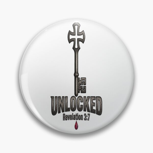 Item preview, Unlocked Revelation 3:7 Scripture Key Art designed and sold by Francisbb.