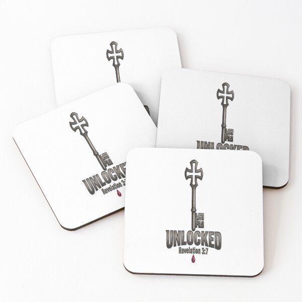 Item preview, Unlocked Revelation 3:7 Scripture Key Art designed and sold by Francisbb.