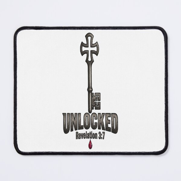 Item preview, Unlocked Revelation 3:7 Scripture Key Art designed and sold by Francisbb.
