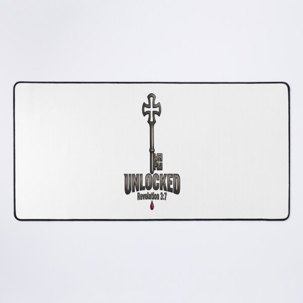 Item preview, Unlocked Revelation 3:7 Scripture Key Art designed and sold by Francisbb.