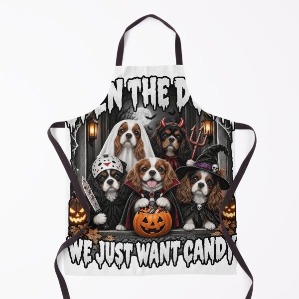 Item preview, Funny Cavalier King Charles Spaniel Candy Costume Trio Halloween designed and sold by luu phong.