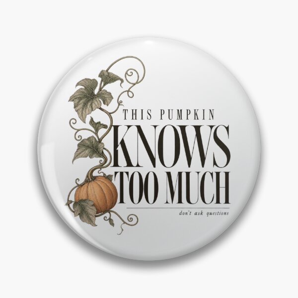 Item preview, This Pumpkin Knows Too Much Vintage Halloween  designed and sold by PhylonBoxx.