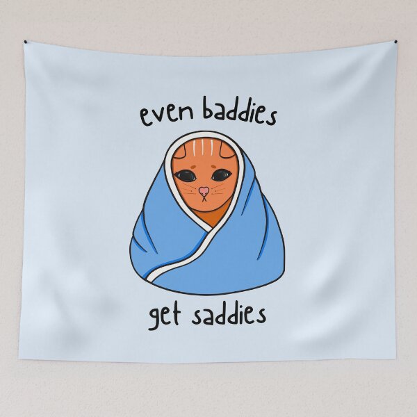 Item preview, Baddies Get Saddies Kitty designed and sold by bloomintoyoubiy.