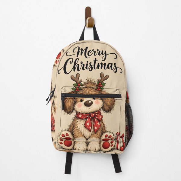 Item preview, Cute Reindeer Puppy Merry Christmas Illustration designed and sold by Pure Craft.