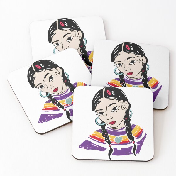 Item preview, Braided Beret Portrait designed and sold by pinky-lover.