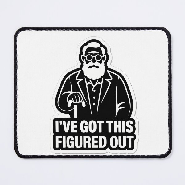 Item preview, Grandfather's Wisdom in Bold Silhouette designed and sold by NiftyWrx.