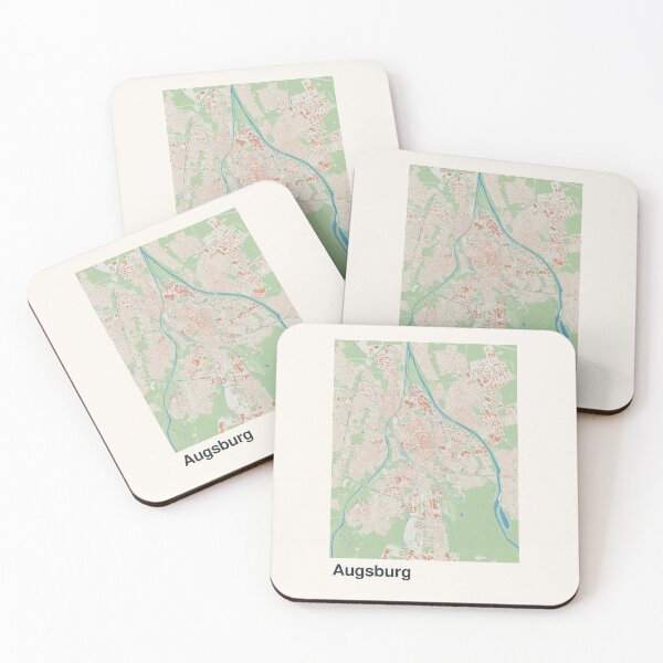 Item preview, Augsburg Minimalistic Map Art designed and sold by MapsNerd.