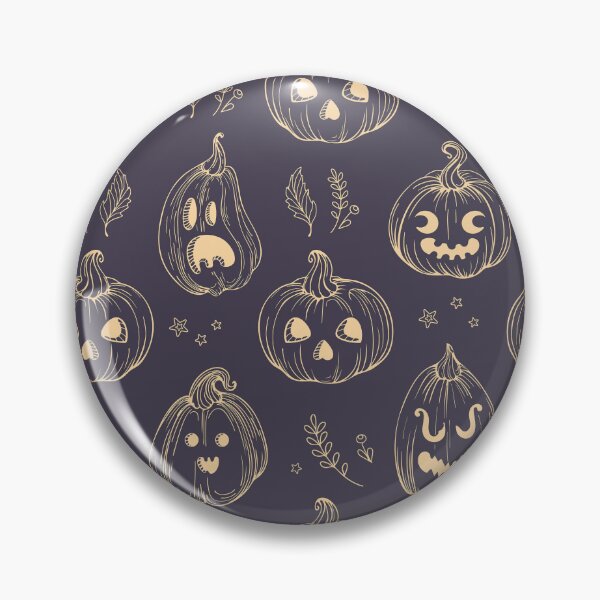 Item preview, Vintage Jack O’ Lantern Pumpkin Halloween Pattern designed and sold by VibnWalls.